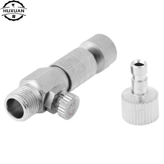 1PCS High Quality Airbrush Quick Release Coupling Disconnect Adapter with  1/8 Plug Fitting Part Accessories